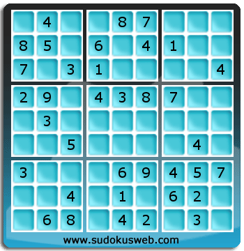 Sudoku von einfacher höhe