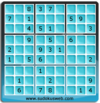 Sudoku von mittelmässiger höhe