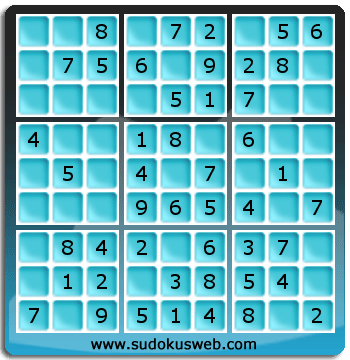 Sudoku de Niveau Très Facile Sudoku de Niveau Très Facile