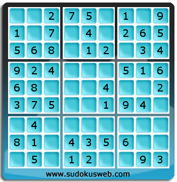 Nivel Muito Facil de Sudoku