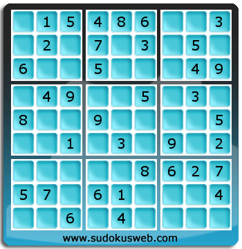 Sudoku von einfacher höhe