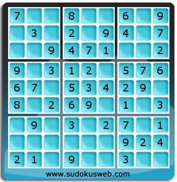 Very Easy Level Sudoku