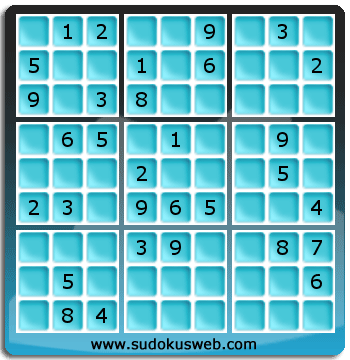 Sudoku von mittelmässiger höhe