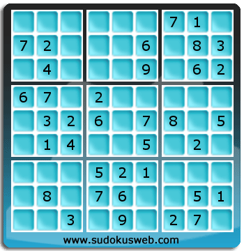 Sudoku von einfacher höhe