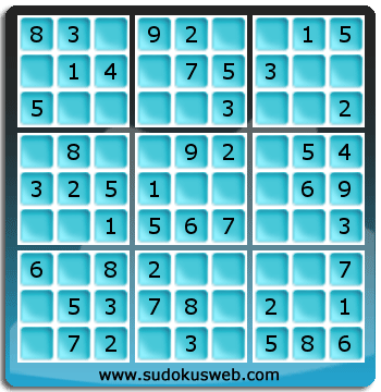 Sudoku von sehr einfacher höhe