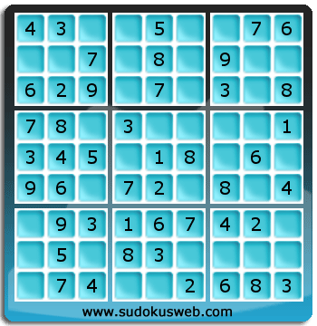 Sudoku von sehr einfacher höhe