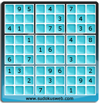 Sudoku von mittelmässiger höhe