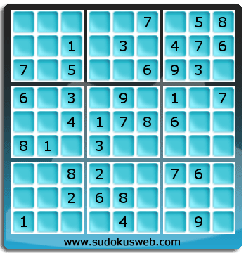 Sudoku von einfacher höhe