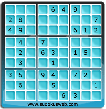 Sudoku von mittelmässiger höhe