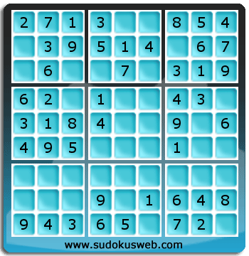 Sudoku de Niveau Très Facile