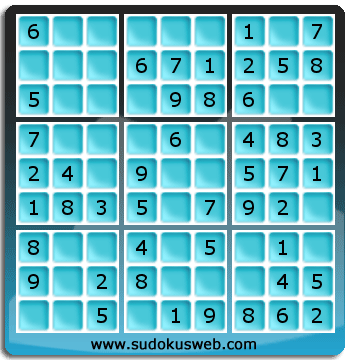 Nivel Muito Facil de Sudoku Nivel Muito Facil de Sudoku