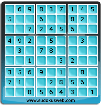 Nivel Muito Facil de Sudoku Nivel Muito Facil de Sudoku