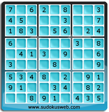 Nivel Muito Facil de Sudoku