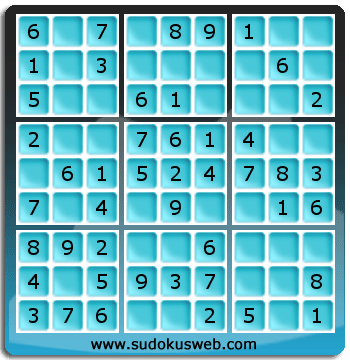 Sudoku de Nivel Muy Fácil