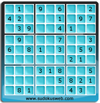 Sudoku von einfacher höhe