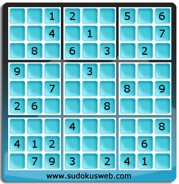 Sudoku von mittelmässiger höhe