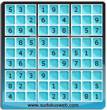 Sudoku von sehr einfacher höhe