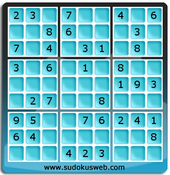 Sudoku von einfacher höhe