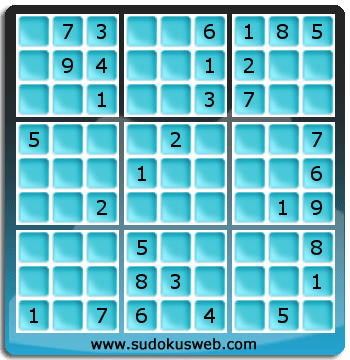 Sudoku von mittelmässiger höhe