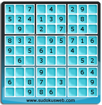 Sudoku de Niveau Très Facile