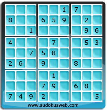 Sudoku von mittelmässiger höhe