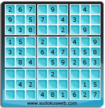 Sudoku de Niveau Très Facile