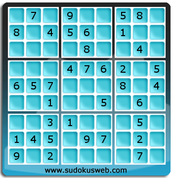 Sudoku de Niveau Facile Sudoku de Niveau Facile
