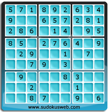 Sudoku von sehr einfacher höhe