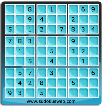 Sudoku von einfacher höhe