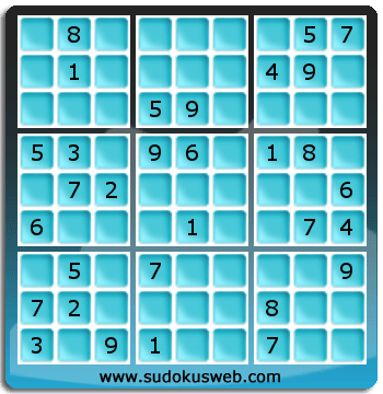 Sudoku von mittelmässiger höhe