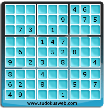 Sudoku von mittelmässiger höhe