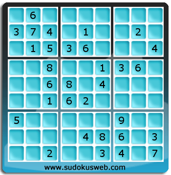 Sudoku von mittelmässiger höhe