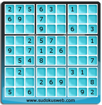 Nivel Facil de Sudoku Nivel Facil de Sudoku