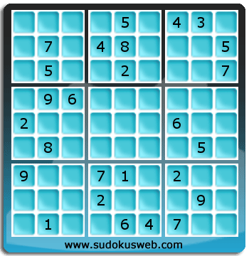Nivel Dificil de Sudoku Nivel Dificil de Sudoku