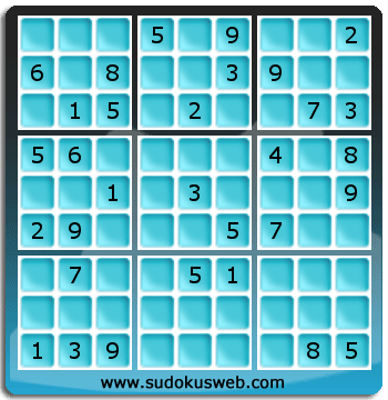 Sudoku von mittelmässiger höhe