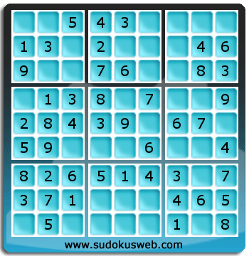 Sudoku de Nivel Muy Fácil