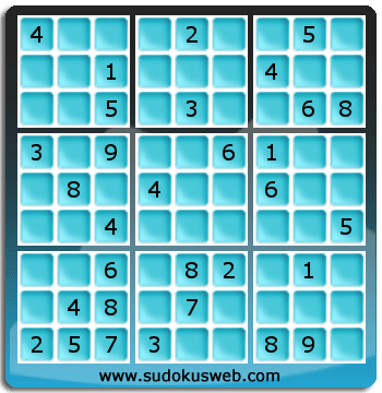 Sudoku von mittelmässiger höhe