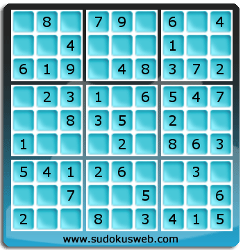 Nivel Muito Facil de Sudoku Nivel Muito Facil de Sudoku