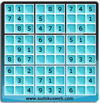 Nivel Muito Facil de Sudoku