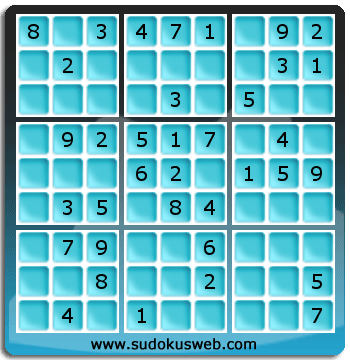 Sudoku de Niveau Facile Sudoku de Niveau Facile