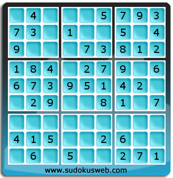 Sudoku de Niveau Très Facile