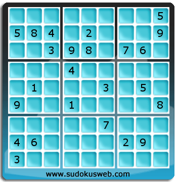 Nivel Dificil de Sudoku Nivel Dificil de Sudoku