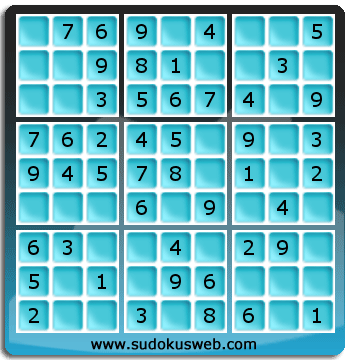 Nivel Muito Facil de Sudoku Nivel Muito Facil de Sudoku