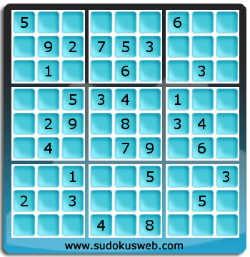 Sudoku von mittelmässiger höhe