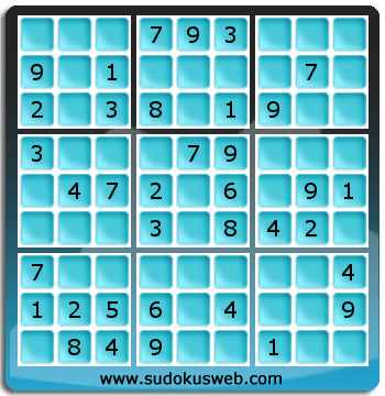 Nivel Facil de Sudoku Nivel Facil de Sudoku