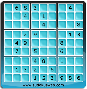 Sudoku von mittelmässiger höhe