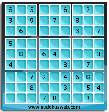 Sudoku von mittelmässiger höhe