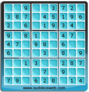 Sudoku de Niveau Très Facile