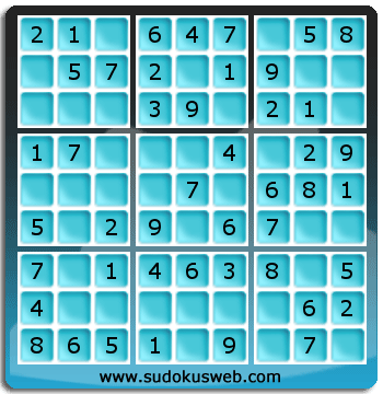 Sudoku von sehr einfacher höhe