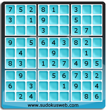 Sudoku de Nivel Muy Fácil